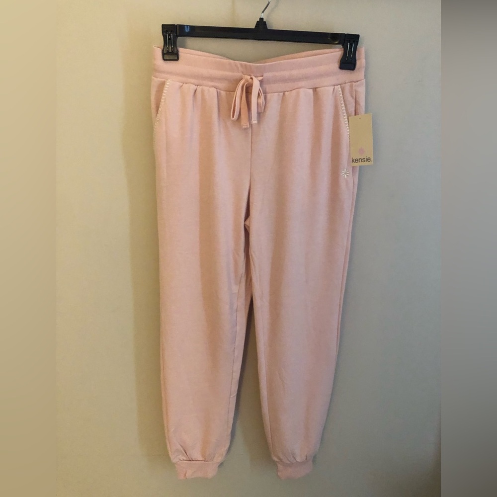 Kensie PINK JOGGER TRACK  PANTS - MEDIUM- NEW